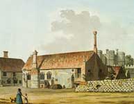 Watercolour by Samuel Hieronymus Grimm of Tichfield Abbey, Hampshire