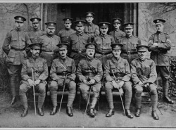 Officers in the University's training camp