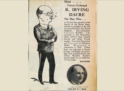 Sketch of Irving Dacre