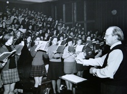 A Choral Society rehearsal