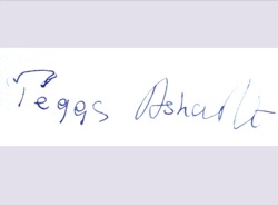 Peggy Ashcroft's signature