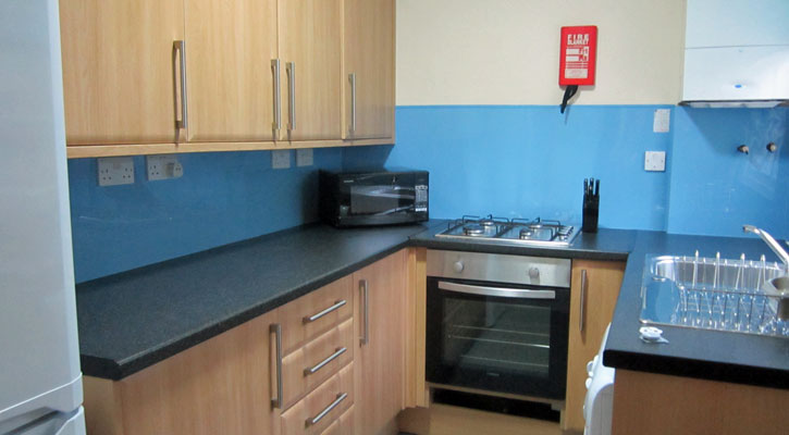 Kitchen in two bedroom staff accommodation