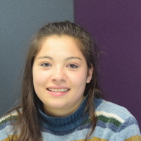 Photograph of Kathryn, a 3rd year geography student, who undertook a placement at Q-Step as a data analyst