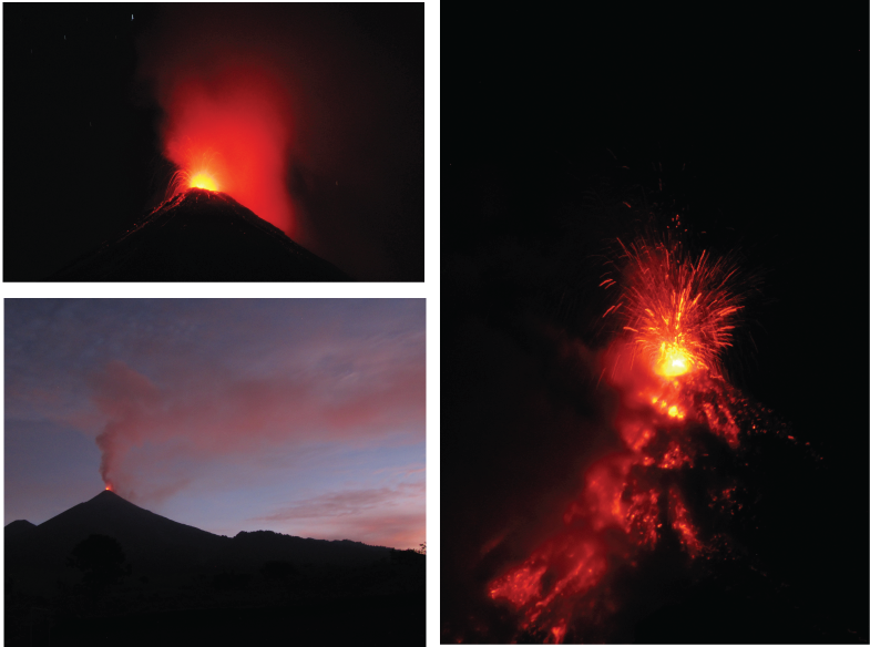 Volcano eruption Guatamala