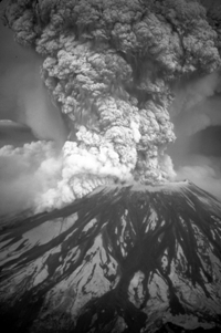 Volcanic plume. Image credit: USGS/Cascades Volcano Observatory.