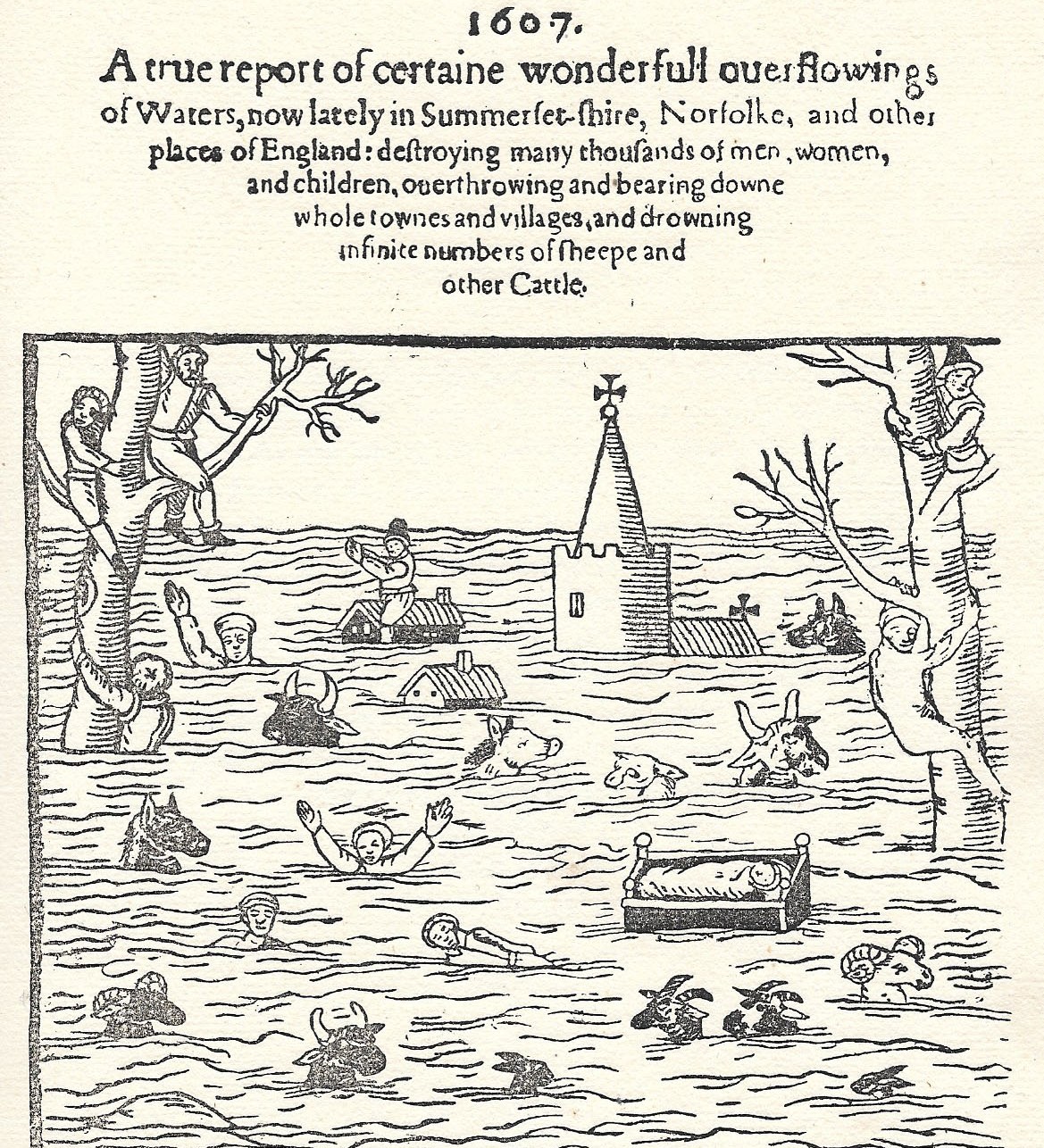 Great Flood Bristol Channel - credit British Library