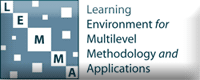 Learning Environment for Multilevel Methodology and Applications logo