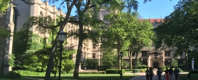 Chicago campus view