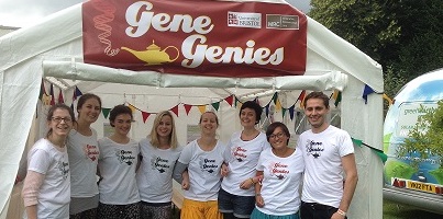 Cropped version of Gene Genies team for PhD page slide