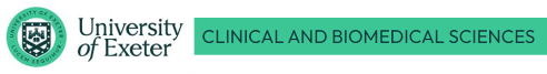 Univesity of Exeter Department of Clinical and Biomedical Sciences logo