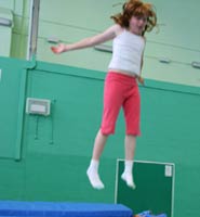 Trampolining - one of the activities on offer