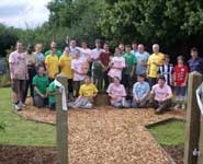 An image of the Stockwood Community Centre challenge volunteers
