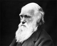 A photo of Charles Darwin in his later years