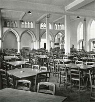 The refectory in 1949. Previously the old Venetian Gothic Museum and Library, today Brown's restaurant