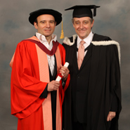 From left to right: Mr Matthew Warchus and Professor Martin White