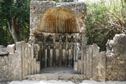 The mihrab of the Great Mosque at Songo Mnara