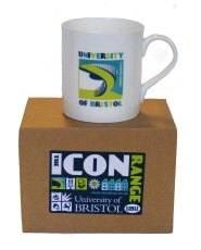 One of the new mugs featuring the Students' Union
