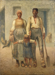 The Peasant Family (1871-2) by Jean-François Millet (1814 - 1875); Oil on canvas, The Davies Sisters Collection
