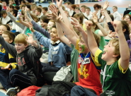 Pupils at the Bristol Festival of School Sport last year