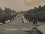 Forest Avenue, Hillfields Park, from an undated postcard