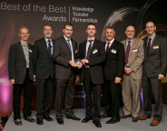 Pictured left to right: Dave Pippard (KTP Adviser for Devon and Somerset), Richard Vickery (Helitune Ltd), Richard Hunt and Steve Pollard (KTP Associates), Phil Smith (Chairman of the Technology Strategy Board), Prof Nick Lieven (Pro Vice-Chancellor at the University of Bristol) and Peter Morrish (Helitune Ltd)