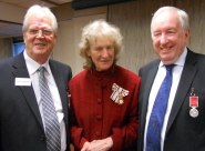 Dave Skelhorne, Lady Gass, Lord Lieutenant of Somerset and Geoff Davies