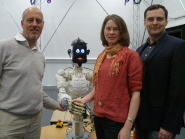 Professor Tony Pipe, Dr Kerstin Eder and Dr Evgeni Magid from the BRL