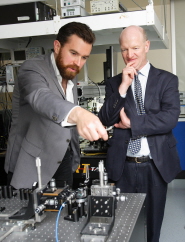 Professor Jeremy O'Brien and David Willetts