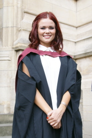Lindsey Russell at her graduation