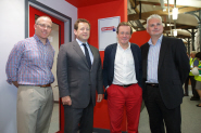 Director of the Engine Shed Nick Sturge, MP Ed Vaizey, Bristol Mayor George Ferguson and Stephen Hilton from Bristol City Council
