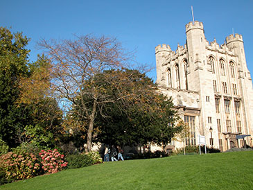 Image of Royal Fort Gardens and the Physics building