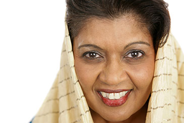 Image of a woman of South Asian origin