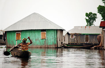 Image of flooding in the developing world