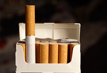 Image of some cigarettes in a plain package