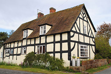 Image of the rear western elevation of Brook Cottage