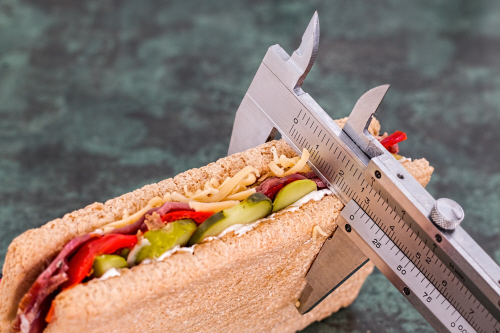Generic image of a sandwich with a tape measure