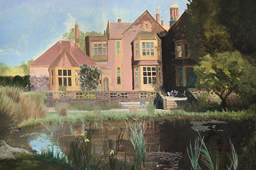 A painting to The Holmes at the Botanic Garden