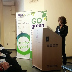 Suzanne Audrey at Go Green Event