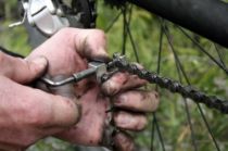 fixing a bike chain