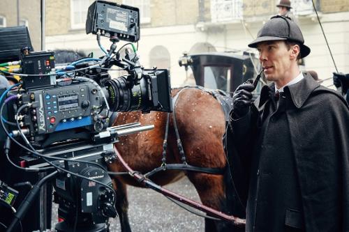 Sherlock Holmes being filming