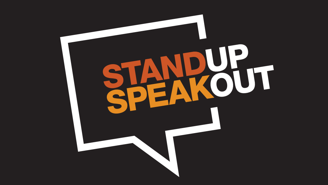 stand up speak out logo