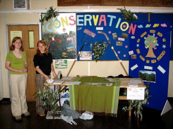 Vicky and Laura at our Fresh 2006 stall