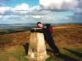 Steve was obviously very pleased to reach this particular triangulation pillar