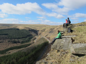 panorama from Treherbert walk