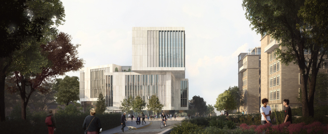 Artist's impression of the new University library building
