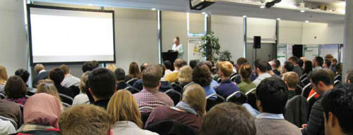 view of seminar audience