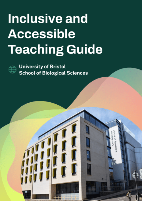 An image of the front cover of the Inclusive and Accessible Teaching Guide, which shows the LSB