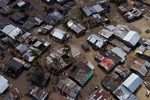 flooded houses 