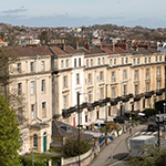 Image of a row of houses in Clifton