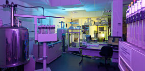 Illustrative image of chemistry facilities in a research lab